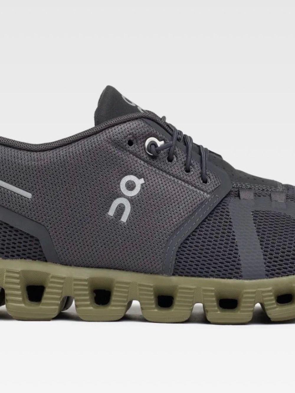 On Running Men's Cloud - Charcoal Gray/Olive Green